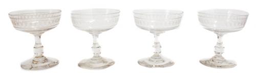 CONJUNTO DE COPAS DE CAVA AÑOS TREINTA
