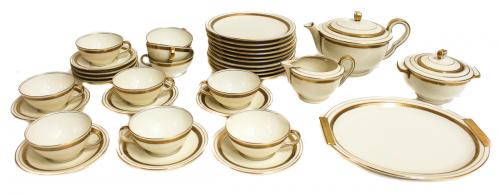 JUEGO DE TE EN PORCELANA DE LIMOGES