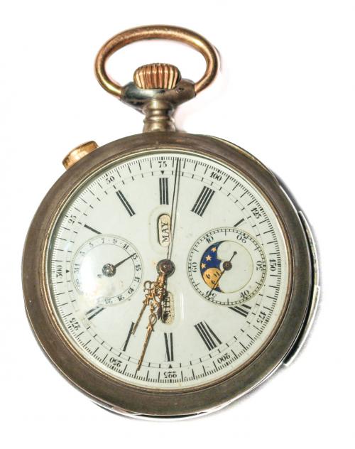 RELOJ CRONÓGRAFO DE BOLSILLO DE PPS. DEL S.XX