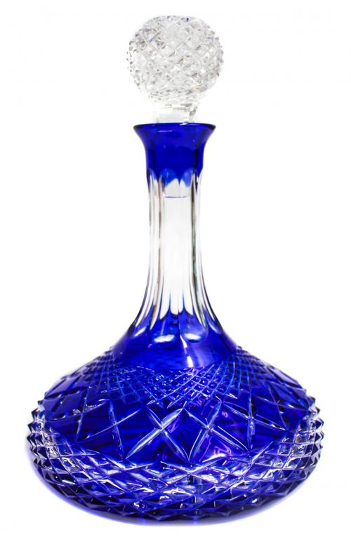 DECANTADOR EN CRISTAL.