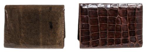 DOS CARTERAS DE PIEL