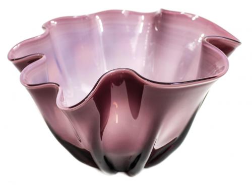 CENTRO DE MESA EN CRISTAL DE MURANO