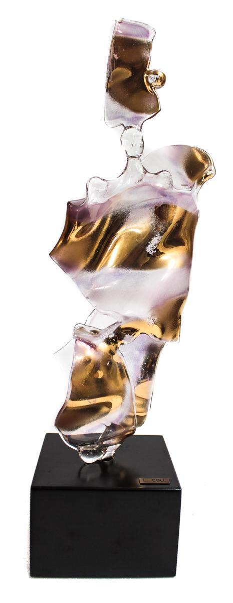 "DAMA" ESCULTURA EN CRISTAL FDA. L. COLL