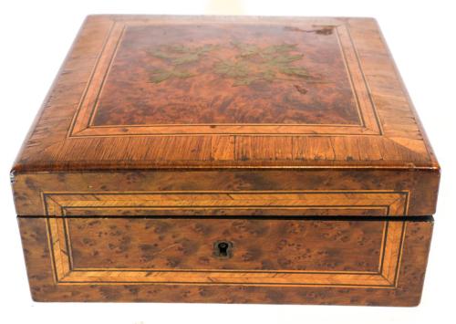 CAJA DE MADERA S. XIX
