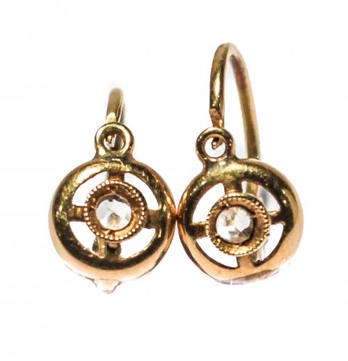 PENDIENTES DE NIÑA S. XIX