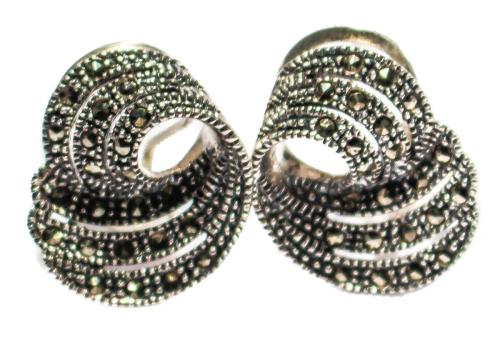 PENDIENTES DE PLATA AÑOS 40