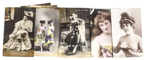 LOTE DE POSTALES DE MUCHACHAS PRINCIPIOS DEL SIGLO XX