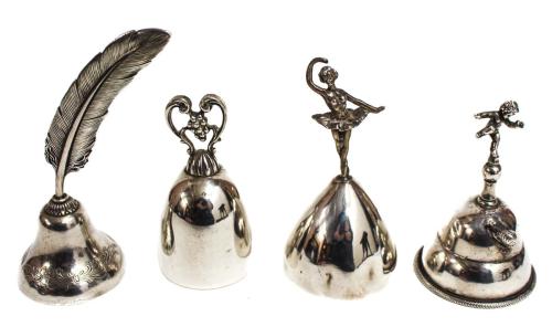 LOTE DE CAMPANILLAS EN PLATA