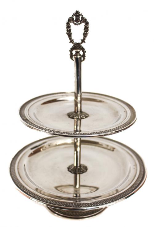 CENTRO DE MESA PARA PASTAS EN PLATA
