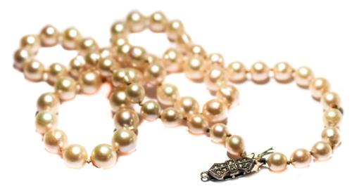 COLLAR DE PERLAS DE PPS. S. XX