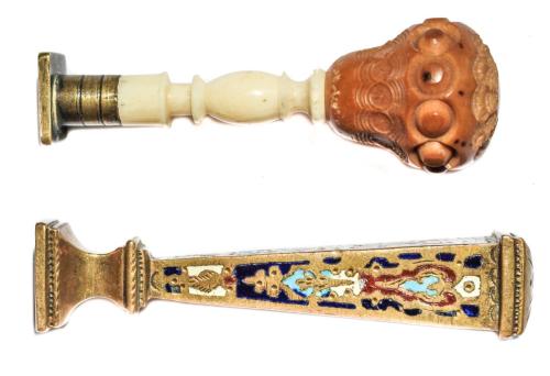 DOS SELLOS PARA LACRE DEL S.XIX