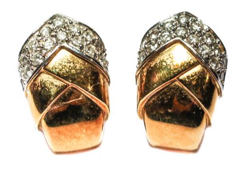 PENDIENTES CON BRILLANTES AÑOS 50