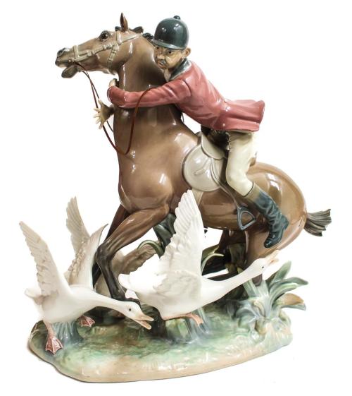 "JOCKEY" EN PORCELANA LLADRÓ