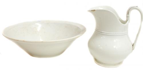 CONJUNTO DE JARRA Y JOFAINA. PRINCIPIOS DEL SIGLO XX