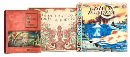 TRES ÁLBUMES DE CROMOS