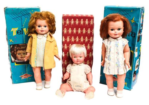 TRES MUÑECAS AÑOS 60