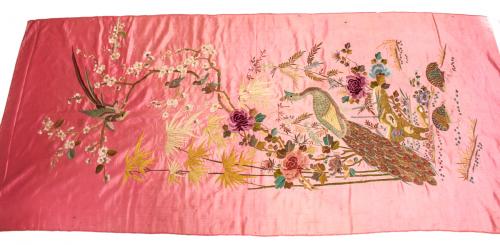 SEDA BORDADA A MANO
