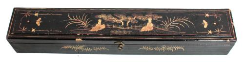 CAJA ORIENTAL LACADA PARA ABANICO