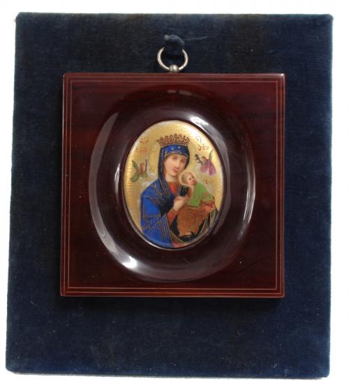 MEDALLON DECORATIVO EN PORCELANA