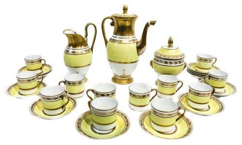 JUEGO DE CAFÉ EN PORCELANA