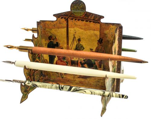 SOPORTE DE PLUMAS DE COLECCIÓN
