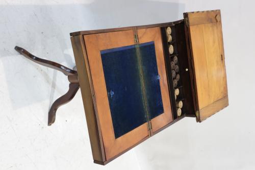 MESA DE JUEGO Y ESCRITORIO S.XIX