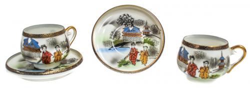 CONJUNTO DE TAZAS DE CAFÉ ORIENTALES