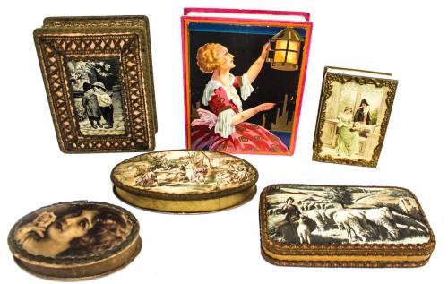 LOTE DE CAJAS DE CARTÓN PRIMER TERCIO DEL SIGLO XX