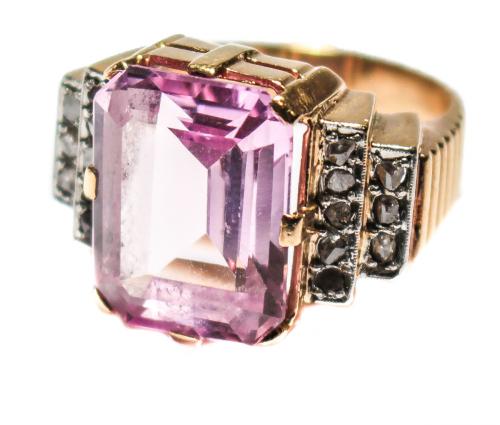 ANILLO CON ROSA DE FRANCIA