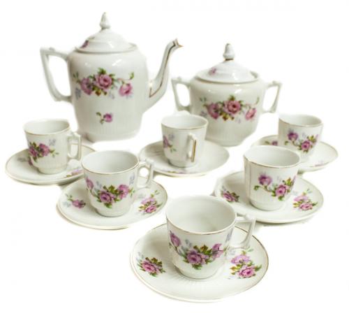 JUEGO DE CAFÉ PARA SEIS SERVICIOS