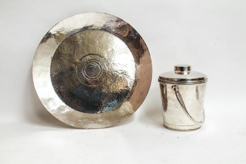 CENTRO DE MESA Y CUBITERA AÑOS 60-70