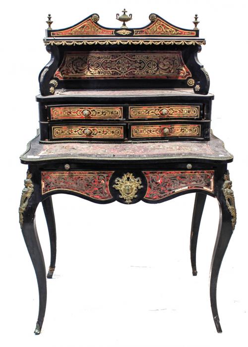 MUEBLE ESCRITORIO ESTILO "BOULLE"