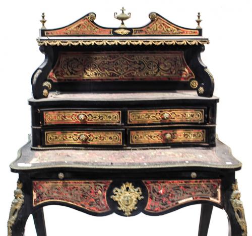 MUEBLE ESCRITORIO ESTILO "BOULLE"