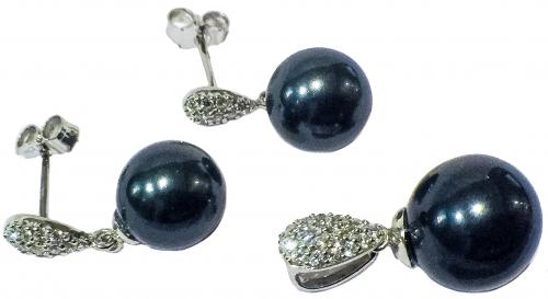 CONJUNTO DE PENDIENTES Y COLGANTE