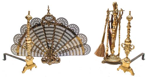 PARACHISPAS Y CONJUNTO PARA CHIMENEA
