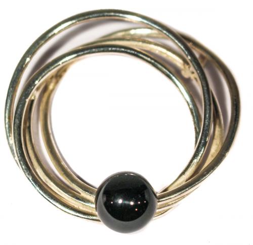 COLGANTE CON ÓNIX NEGRO