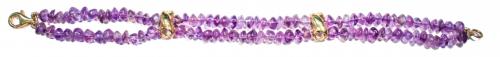 PULSERA DOBLE DE AMATISTA