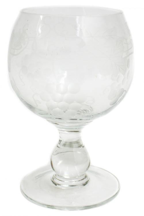 COPA EN CRISTAL DEL SIGLO XIX