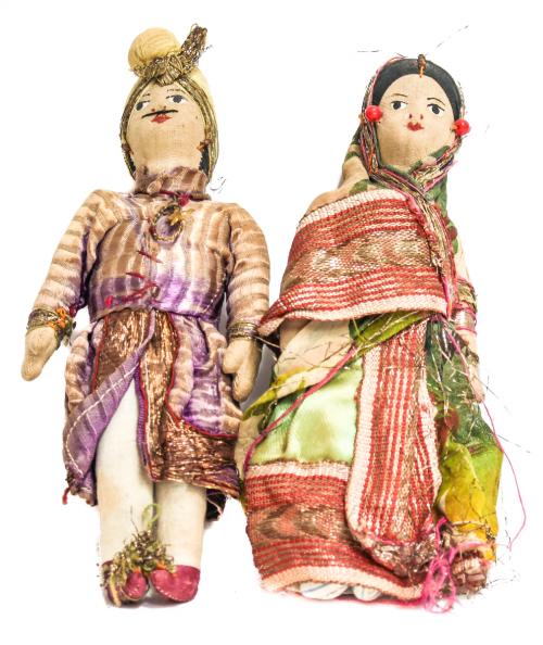 DOS MUÑECOS DE PRINCIPIOS DEL SIGLO XX