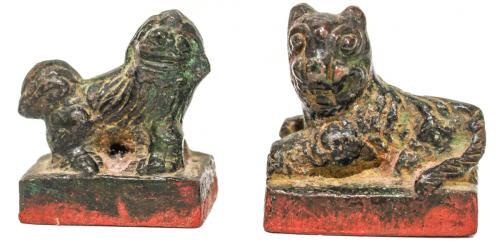 PAREJA DE SELLOS CHINOS DEL S.XVIII-XIX