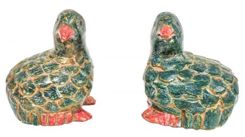 DOS FIGURAS DECORATIVAS "AVES"