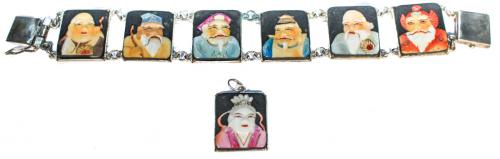 PULSERA Y COLGANTE ORIENTALES