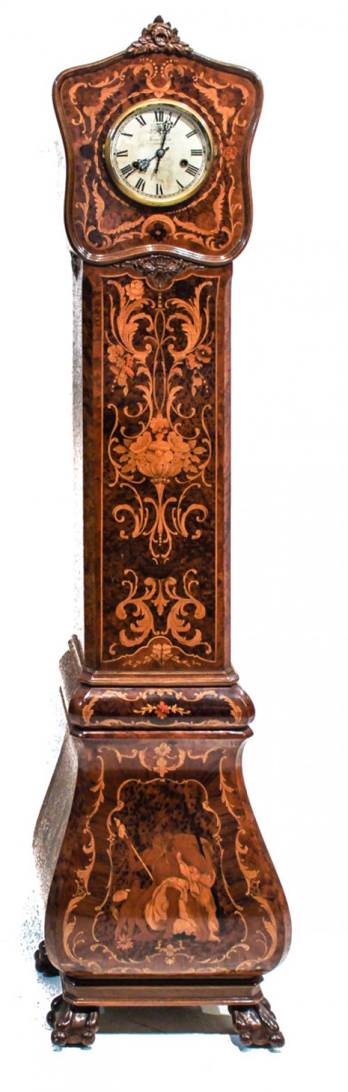 PEQUEÑO RELOJ DE PIE DE MEDIADOS S.XX