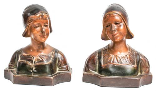 PAREJA DE HOLANDESAS. PRINCIPIOS DEL SIGLO XX