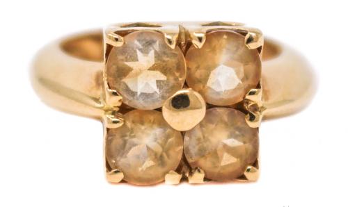 ANILLO CON CITRINOS