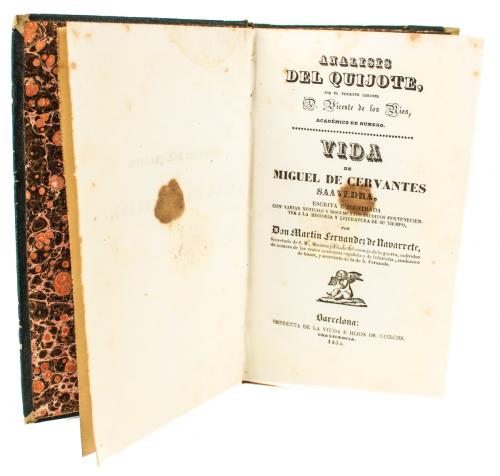 "ANALISIS DEL QUIJOTE Y VIDA DE CERVANTES"