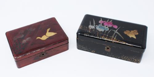 DOS PEQUEÑAS CAJAS JAPONESAS