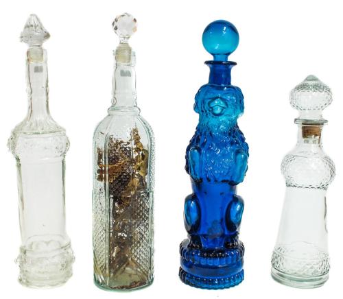 CUATRO BOTELLAS DE LA PRIMERA MITAD S.XX