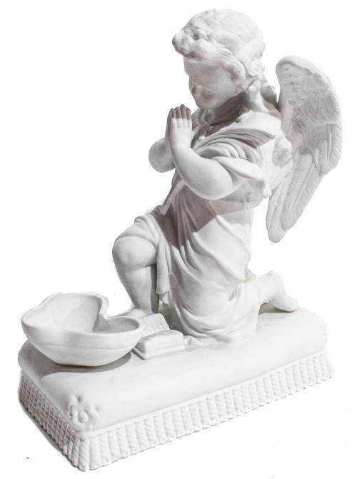 FIGURA EN BISCUIT DE LA PRIMERA MITAD DEL S.XX "ANGEL"