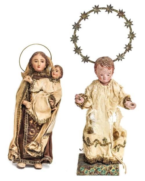DOS IMÁGENES RELIGIOSAS DEL SIGLO XIXI